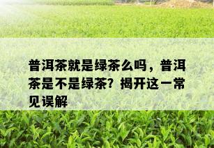 普洱茶就是绿茶么吗，普洱茶是不是绿茶？揭开这一常见误解