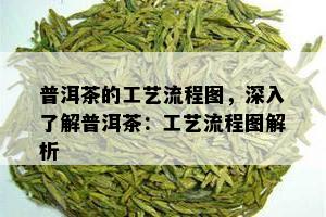 普洱茶的工艺流程图，深入了解普洱茶：工艺流程图解析