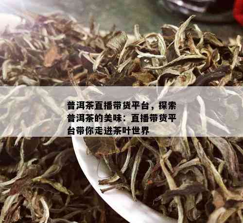 普洱茶直播带货平台，探索普洱茶的美味：直播带货平台带你走进茶叶世界