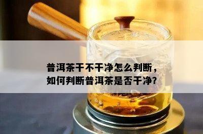 普洱茶干不干净怎么判断，如何判断普洱茶是否干净？