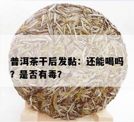 普洱茶干后发黏：还能喝吗？是否有？