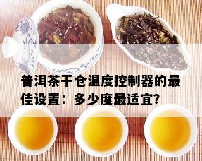 普洱茶干仓温度控制器的更佳设置：多少度最适宜？