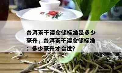 普洱茶干湿仓储标准是多少毫升，普洱茶干湿仓储标准：多少毫升才合适？