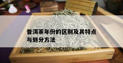 普洱茶年份的区别及其特点与划分方法