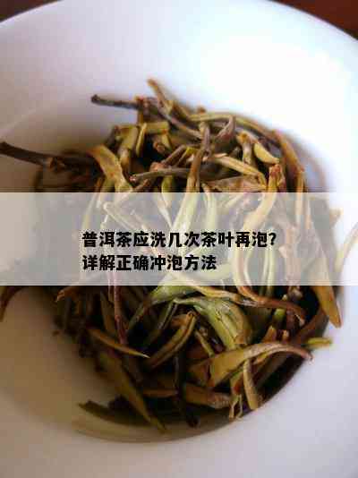 普洱茶应洗几次茶叶再泡？详解正确冲泡方法