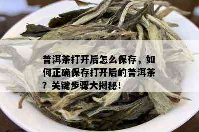 普洱茶打开后怎么保存，如何正确保存打开后的普洱茶？关键步骤大揭秘！