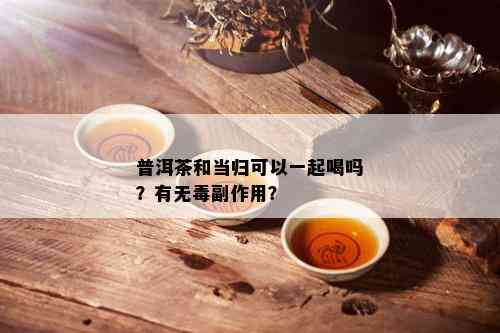 普洱茶和当归可以一起喝吗？有无副作用？