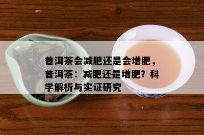 普洱茶会减肥还是会增肥，普洱茶：减肥还是增肥？科学解析与实证研究