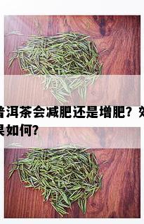 普洱茶会减肥还是增肥？效果如何？