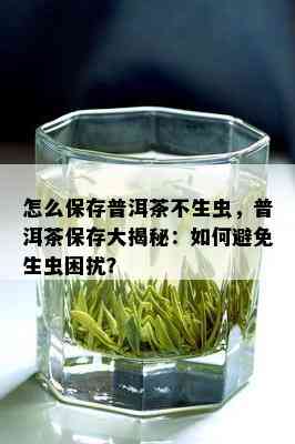 怎么保存普洱茶不生虫，普洱茶保存大揭秘：如何避免生虫困扰？