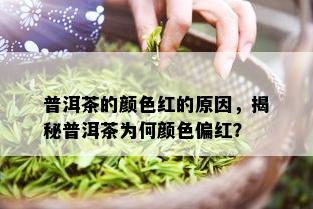 普洱茶的颜色红的原因，揭秘普洱茶为何颜色偏红？