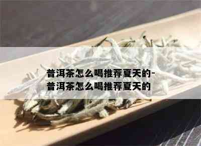 普洱茶怎么喝推荐夏天的-普洱茶怎么喝推荐夏天的