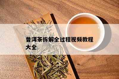 普洱茶拆解全过程视频教程大全