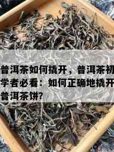 普洱茶如何撬开，普洱茶初学者必看：如何正确地撬开普洱茶饼？