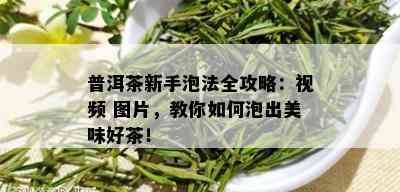 普洱茶新手泡法全攻略：视频 图片，教你如何泡出美味好茶！