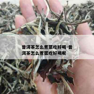 普洱茶怎么煮菜吃好喝-普洱茶怎么煮菜吃好喝呢