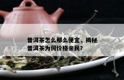 普洱茶怎么那么便宜，揭秘普洱茶为何价格亲民？