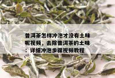 普洱茶怎样冲泡才没有土味呢视频，去除普洱茶的土味：详细冲泡步骤视频教程