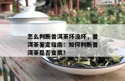 怎么判断普洱茶坏没坏，普洱茶鉴定指南：如何判断普洱茶是否变质？