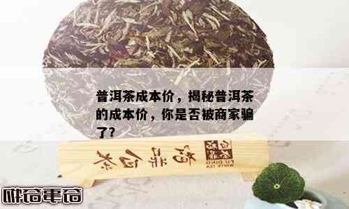 普洱茶成本价，揭秘普洱茶的成本价，你是否被商家骗了？