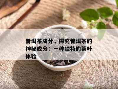 普洱茶成分，探究普洱茶的神秘成分：一种独特的茶叶体验