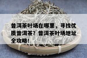 普洱茶叶场在哪里，寻找优质普洱茶？普洱茶叶场地址全攻略！