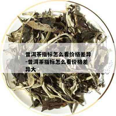 普洱茶指标怎么看价格差异-普洱茶指标怎么看价格差异大