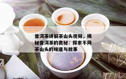 普洱茶讲解茶山头视频，揭秘普洱茶的奥秘：探索不同茶山头的味道与故事