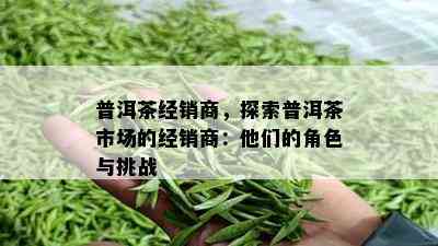 普洱茶经销商，探索普洱茶市场的经销商：他们的角色与挑战