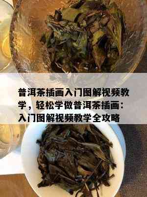 普洱茶插画入门图解视频教学，轻松学做普洱茶插画：入门图解视频教学全攻略