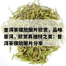 普洱茶摆放图片欣赏，品味普洱，欣赏其独特之美：普洱茶摆放图片分享