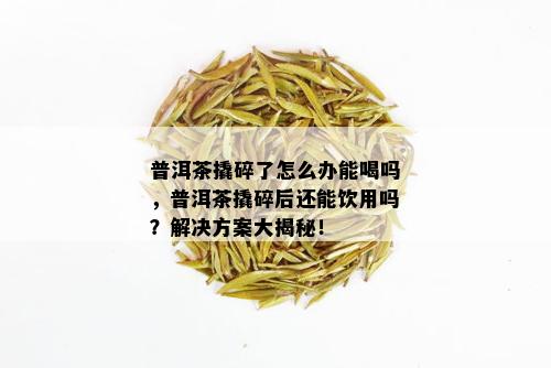 普洱茶撬碎了怎么办能喝吗，普洱茶撬碎后还能饮用吗？解决方案大揭秘！