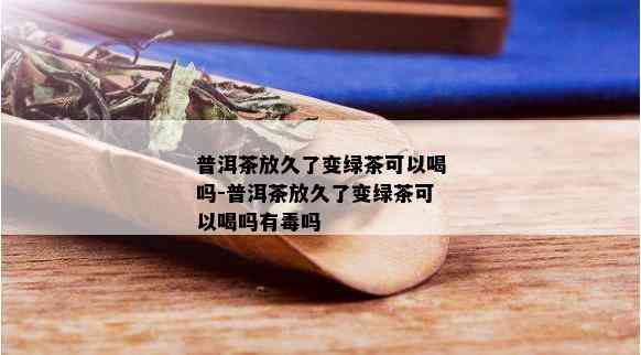 普洱茶放久了变绿茶可以喝吗-普洱茶放久了变绿茶可以喝吗有吗