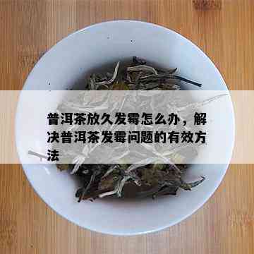 普洱茶放久发霉怎么办，解决普洱茶发霉问题的有效方法