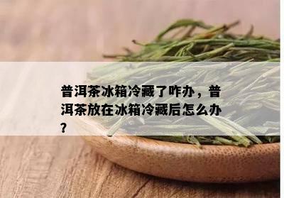 普洱茶冰箱冷藏了咋办，普洱茶放在冰箱冷藏后怎么办？