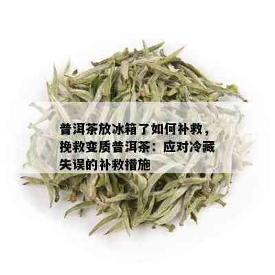 普洱茶放冰箱了如何补救，挽救变质普洱茶：应对冷藏失误的补救措施