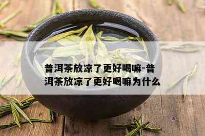 普洱茶放凉了更好喝嘛-普洱茶放凉了更好喝嘛为什么