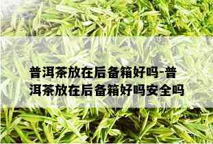 普洱茶放在后备箱好吗-普洱茶放在后备箱好吗安全吗