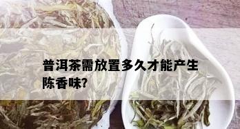 普洱茶需放置多久才能产生陈香味？