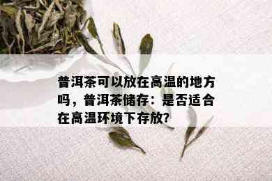 普洱茶可以放在高温的地方吗，普洱茶储存：是否适合在高温环境下存放？