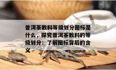 普洱茶散料等级划分图标是什么，探究普洱茶散料的等级划分：了解图标背后的含义