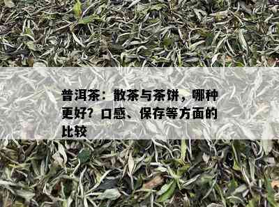 普洱茶：散茶与茶饼，哪种更好？口感、保存等方面的比较