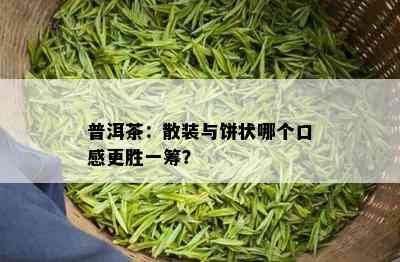 普洱茶：散装与饼状哪个口感更胜一筹？