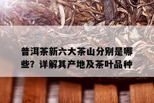 普洱茶新六大茶山分别是哪些？详解其产地及茶叶品种