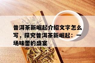 普洱茶新崛起介绍文字怎么写，探究普洱茶新崛起：一场味蕾的盛宴