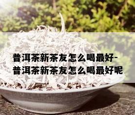 普洱茶新茶友怎么喝更好-普洱茶新茶友怎么喝更好呢