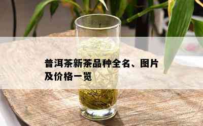 普洱茶新茶品种全名、图片及价格一览