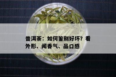 普洱茶：如何鉴别好坏？看外形、闻香气、品口感