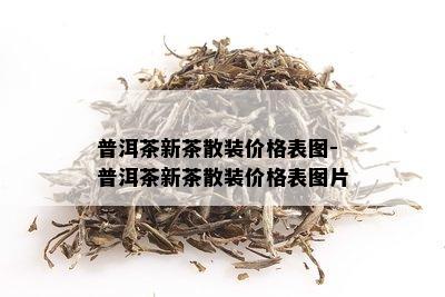 普洱茶新茶散装价格表图-普洱茶新茶散装价格表图片