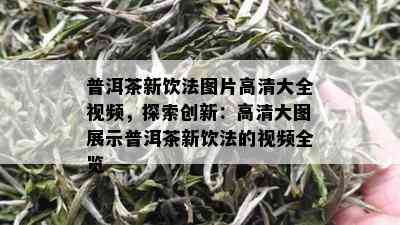 普洱茶新饮法图片高清大全视频，探索创新：高清大图展示普洱茶新饮法的视频全览